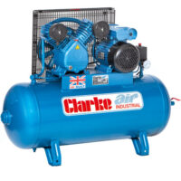 Clarke Clarke XEV16/100 (O/L) 14cfm 100 Litre 3HP Industrial Air Compressor (230V)