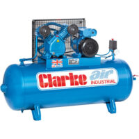 Clarke Clarke XEV16/200 (O/L) 14cfm 200 Litre 3HP Industrial Air Compressor (230V)