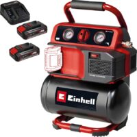 Einhell TE-AC 18/75 Li OF 18v Cordless Oil Free Air Compressor 5 Litre 2 x 2.5ah Li-ion Battery Charger