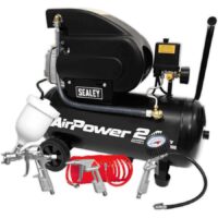 Sealey SAC2420APK Direct Drive Air Compressor 24 Litre 240v