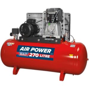 Sealey SAC52775B 3 Phase Electric Air Compressor 270 Litre