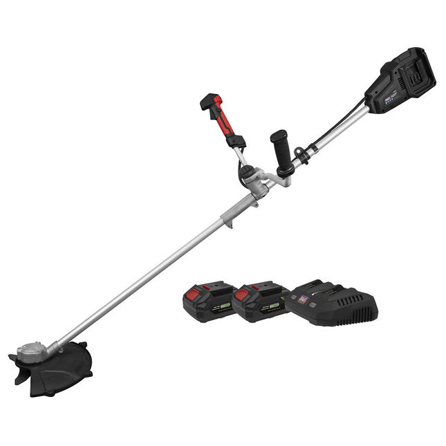 Sealey Sealey CP40VBCKIT 35cm Brush Cutter & Trimmer Kit with 2x 20V 4Ah Batteries