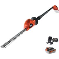 Black and Decker GTC1843L 18v Cordless Long Articulating Hedge Trimmer 430mm 1 x 4ah Li-ion Battery Charger