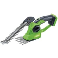 Draper D20 20v Cordless 2 in1 Grass and Hedge Trimmer Shrub Shears No Batteries No Charger