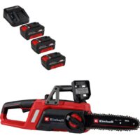 Einhell GE-LC 18/25 Li BL 18v Cordless Brushless Chainsaw 250mm 3 x 4ah Li-ion Charger