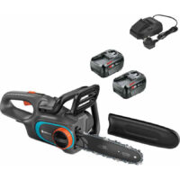 Gardena POWERSAW 250 P4A 18v Cordless Chainsaw 250mm 2 x 6ah Li-ion Charger
