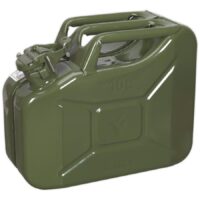 Sealey Metal Jerry Can 10l Green