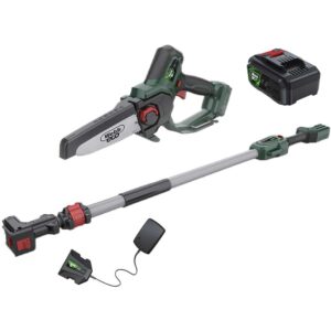 Webb Eco WEV20EXTPS 20v Cordless Pruning Saw 150mm with Extension Pole 1 x 4ah Li-ion Battery Charger