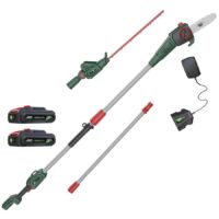 Webb Eco WEV20PSHT 20v Cordless Long Reach Hedge Trimmer 500mm and Pruner Attachment