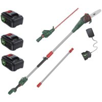 Webb Eco WEV20PSHT 20v Cordless Long Reach Hedge Trimmer 500mm and Pruner Attachment