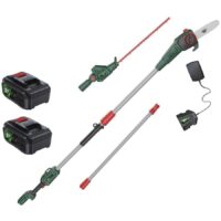Webb Eco WEV20PSHT 20v Cordless Long Reach Hedge Trimmer 500mm and Pruner Attachment