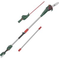 Webb Eco WEV20PSHT 20v Cordless Long Reach Hedge Trimmer 500mm and Pruner Attachment