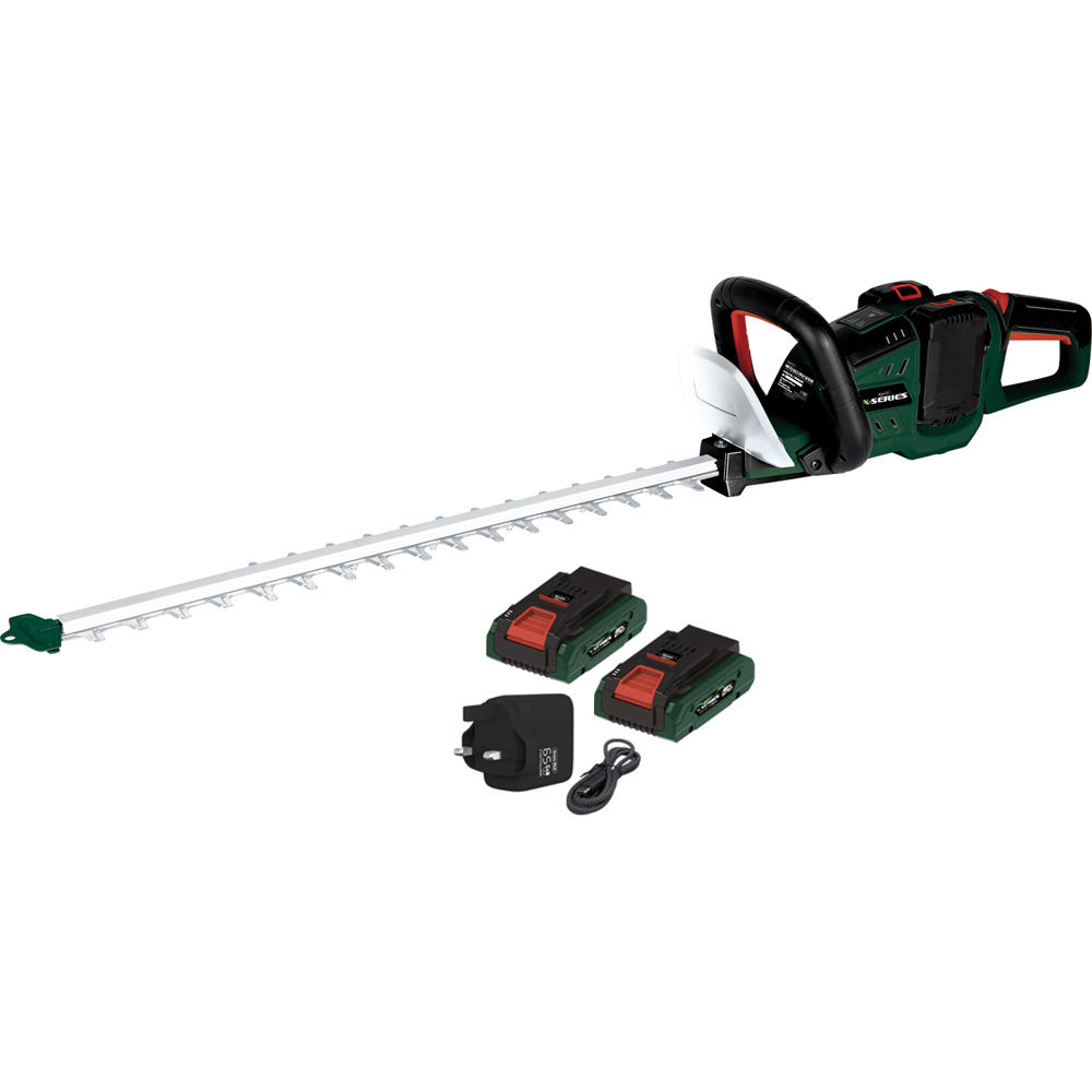 Webb X Series WEV20X2HT61 40v Cordless Brushless Hedge Trimmer 610mm 2 x 4ah Li-ion USB Charger